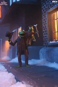 The Muppet Christmas Carol Ultimate Action Figures 2-Pack Kermit as Bob Cratchit & Robin as Tiny Tim 18cm