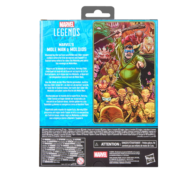 Marvel Legends Series Marvel’s Mole Man & Moloids Action Figure 15cm