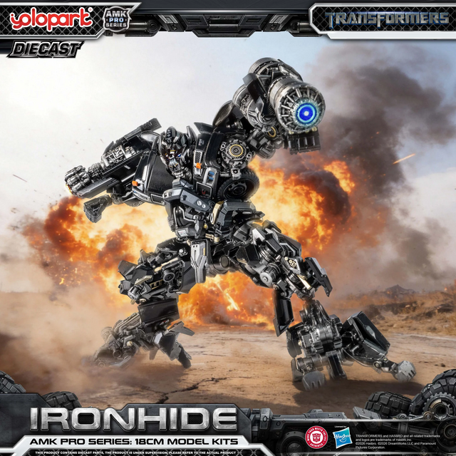 Transformers (2007) AMK PRO Series Plastic Model Kit Ironhide 18cm