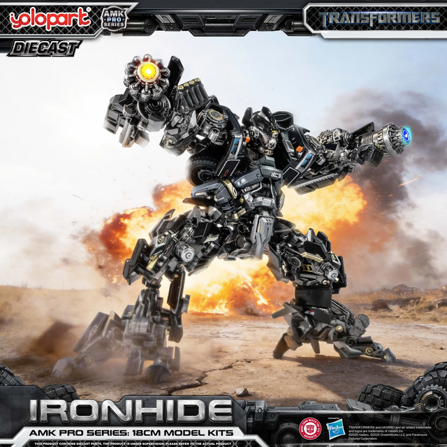 Transformers (2007) AMK PRO Series Plastic Model Kit Ironhide 18cm