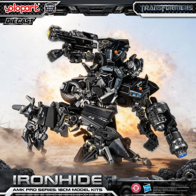 Transformers (2007) AMK PRO Series Plastic Model Kit Ironhide 18cm