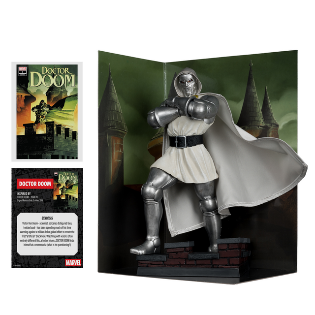 Marvel Collection 1/6 Doctor Doom (Doctor Doom #1) Platinum Statue 28cm