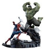 Marvel Comics Art Scale Statue 1/10 Spider-Man vs Hulk 38 cm
