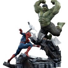 Marvel Comics Art Scale Statue Spider-Man vs Hulk