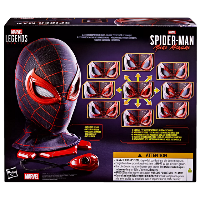 Marvel Legends Series Spider-Man: Miles Morales Electronic Expressive Mask