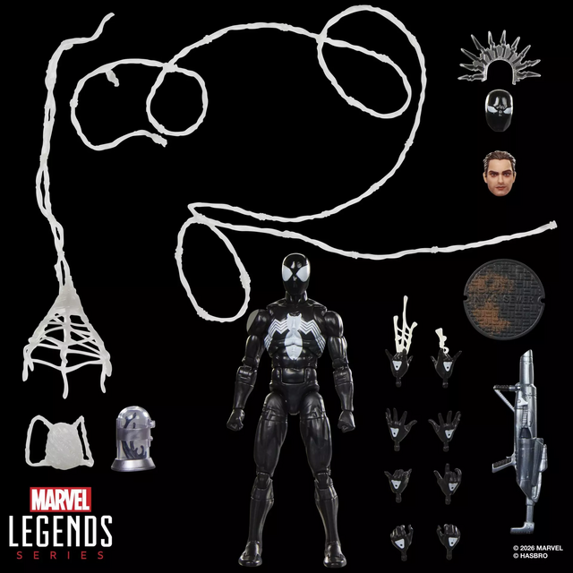 Marvel Legends Maximum Series Symbiote Spider-Man Action Figure 15cm