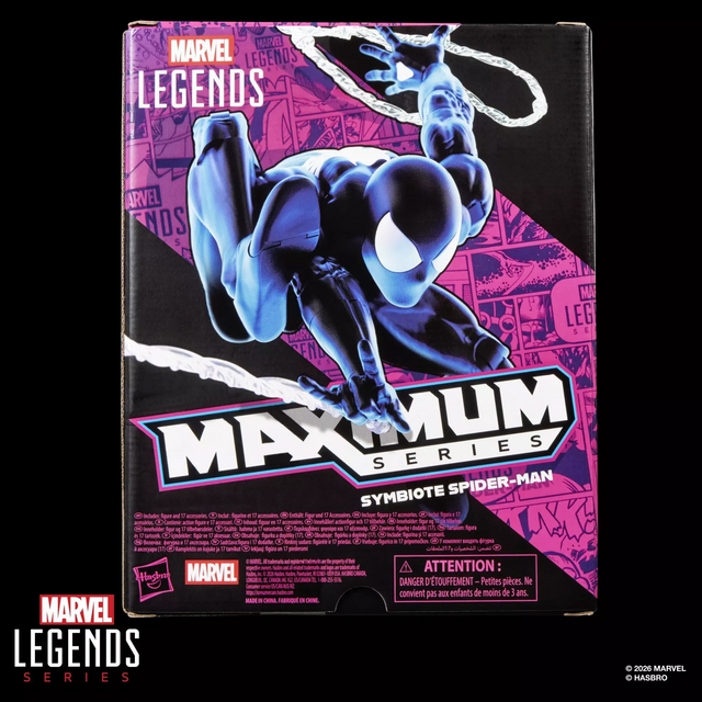 Marvel Legends Maximum Series Symbiote Spider-Man Action Figure 15cm