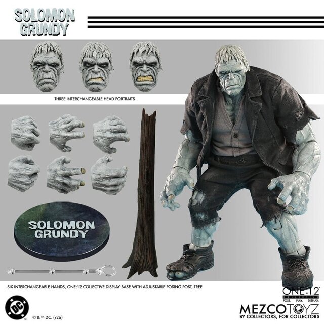 DC Comics One:12 Collective Solomon Grundy Action Figure 20cm