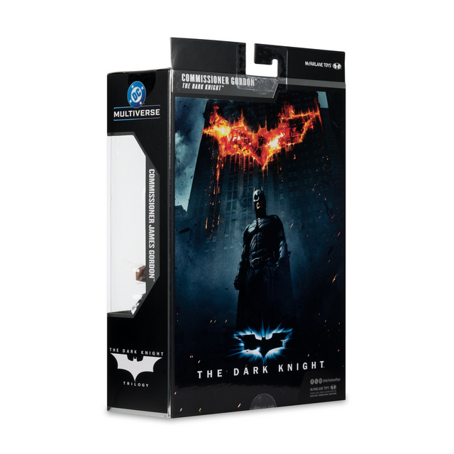 DC Multiverse Deluxe Theatrical Edition Commissioner James Gordon (The Dark Knight) Action Figure 18cm