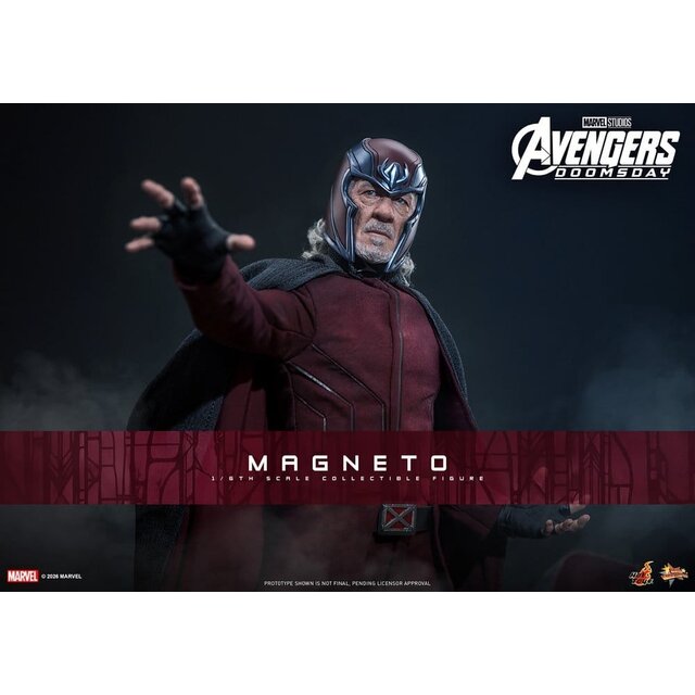 Avengers: Doomsday Movie Masterpiece 1/6 Magneto Action Figure 30cm