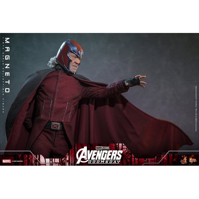 Avengers: Doomsday Movie Masterpiece 1/6 Magneto Action Figure 30cm