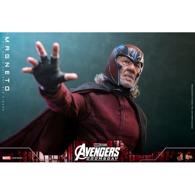 Avengers: Doomsday Movie Masterpiece 1/6 Magneto Action Figure 30cm