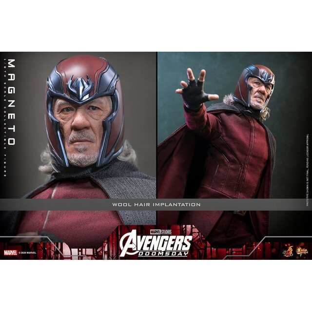 Avengers: Doomsday Movie Masterpiece 1/6 Magneto Action Figure 30cm