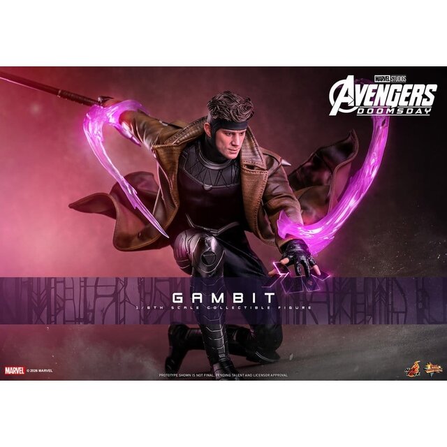 Avengers: Doomsday Movie Masterpiece 1/6 Gambit Action Figure 31cm