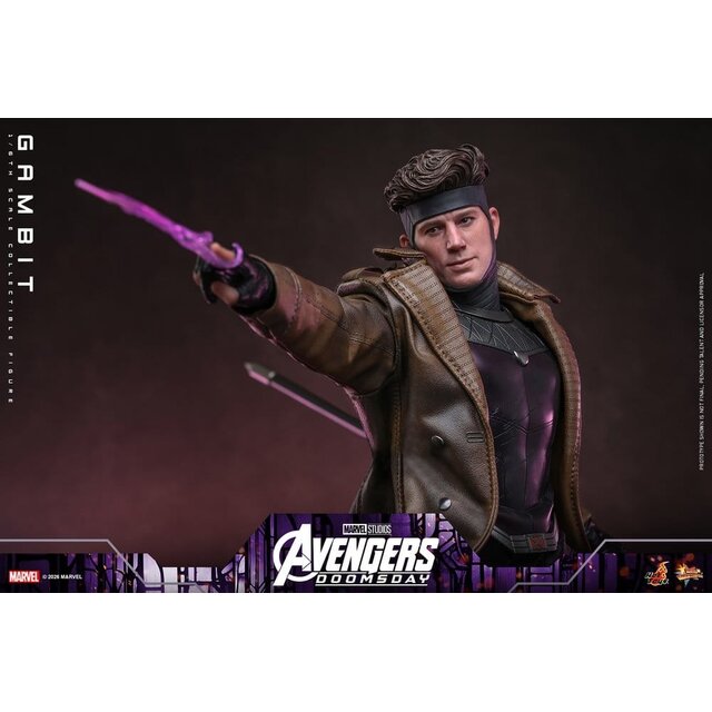 Avengers: Doomsday Movie Masterpiece 1/6 Gambit Action Figure 31cm