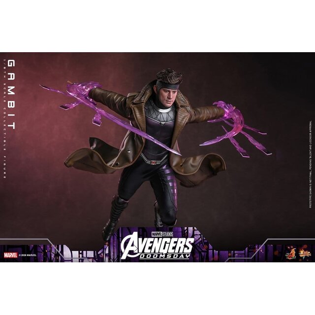 Avengers: Doomsday Movie Masterpiece 1/6 Gambit Action Figure 31cm