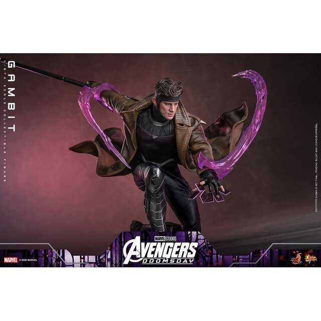 Avengers: Doomsday Movie Masterpiece 1/6 Gambit Action Figure 31cm