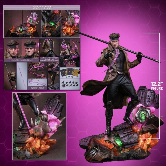 Avengers: Doomsday Movie Masterpiece 1/6 Gambit (Deluxe Version) Action Figure 31cm