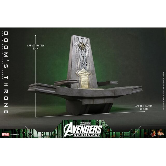 Avengers: Doomsday Movie Masterpiece 1/6 Doom's Throne 33cm