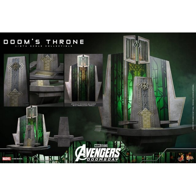 Avengers: Doomsday Movie Masterpiece 1/6 Doom's Throne 33cm