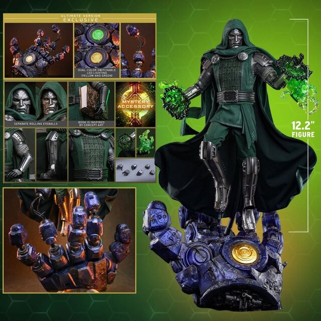 Avengers: Doomsday Movie Masterpiece 1/6 Doctor Doom (Ultimate Version) Action Figure 31cm