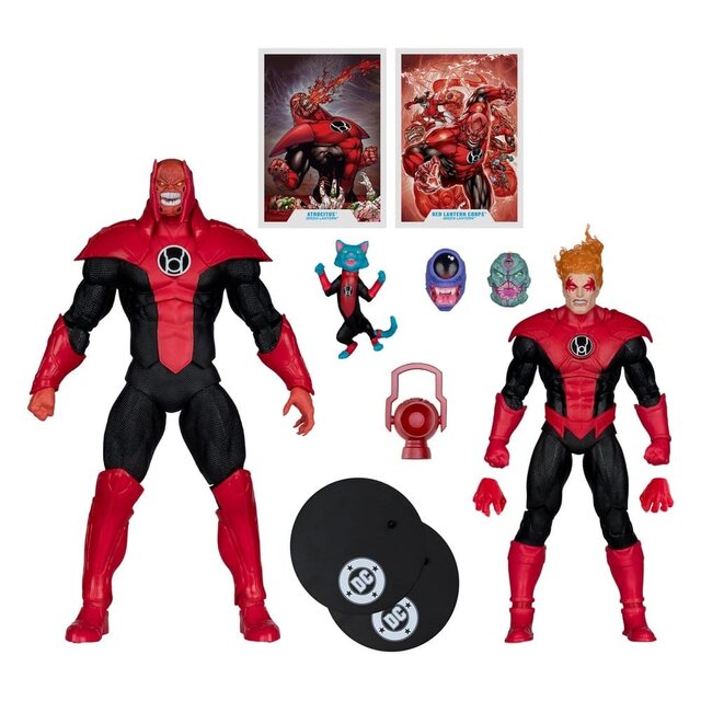 DC Multiverse 2-Pack Atrocitus and Red Lantern Corps (Green Lantern) 18cm