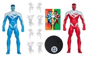 Collector Edition 2-Pack Superman Blue vs. Superman Red (Gold Label) 18cm