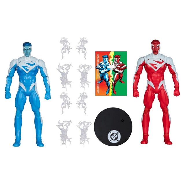 Collector Edition 2-Pack Superman Blue vs. Superman Red (Gold Label) 18cm