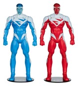 Collector Edition 2-Pack Superman Blue vs. Superman Red (Gold Label) 18cm