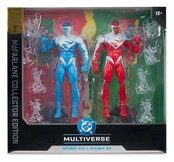 Collector Edition 2-Pack Superman Blue vs. Superman Red (Gold Label) 18cm
