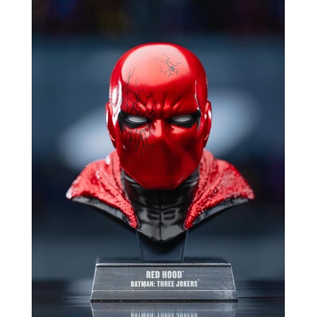 Red Hood (Batman: Three Jokers) 1/3 Cowl Replica Platinum 15cm