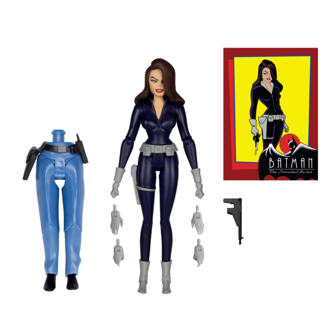 Batman: The Animated Series Renee Montoya Build a Figure set