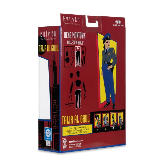 Batman: The Animated Series Talia al Ghul (Rene Montoya Build-a-Figure) Action Figure 15cm