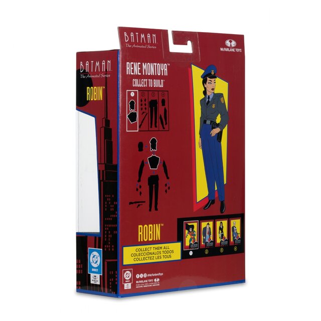 Batman: The Animated Series Robin (Rene Montoya Build-a-Figure) Action Figure 15cm