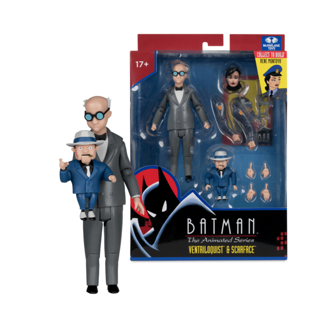 Batman: The Animated Series Ventriloquist & Scarface (Rene Montoya Build-a-Figure) Action Figure 15cm