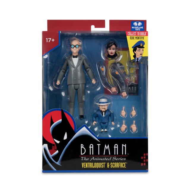 Batman: The Animated Series Ventriloquist & Scarface (Rene Montoya Build-a-Figure) Action Figure 15cm