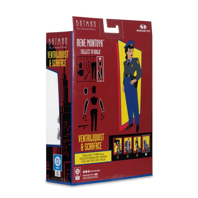Batman: The Animated Series Ventriloquist & Scarface (Rene Montoya Build-a-Figure) Action Figure 15cm