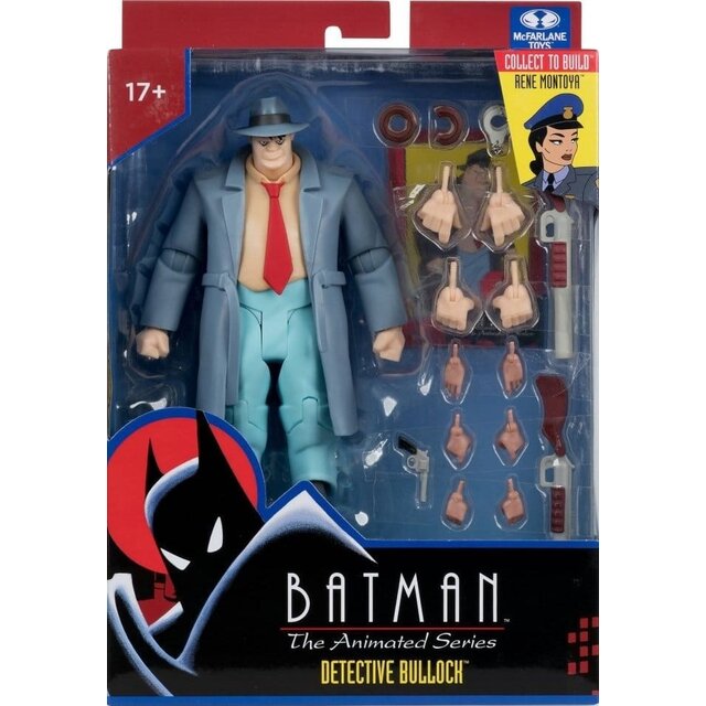 Batman: The Animated Series Detective Bullock (Rene Montoya Build-a-Figure) Action Figure 15cm