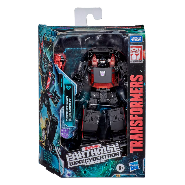 Transformers Generations War for Cybertron: Earthrise Deluxe Class WFC-E41 Decepticon Runabout Action Figure 14cm