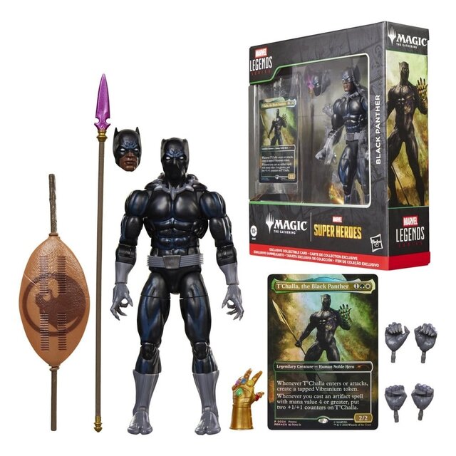 Marvel Legends Magic: The Gathering Black Panther Action Figure 15cm