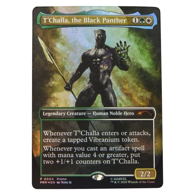 Marvel Legends Magic: The Gathering Black Panther Action Figure 15cm
