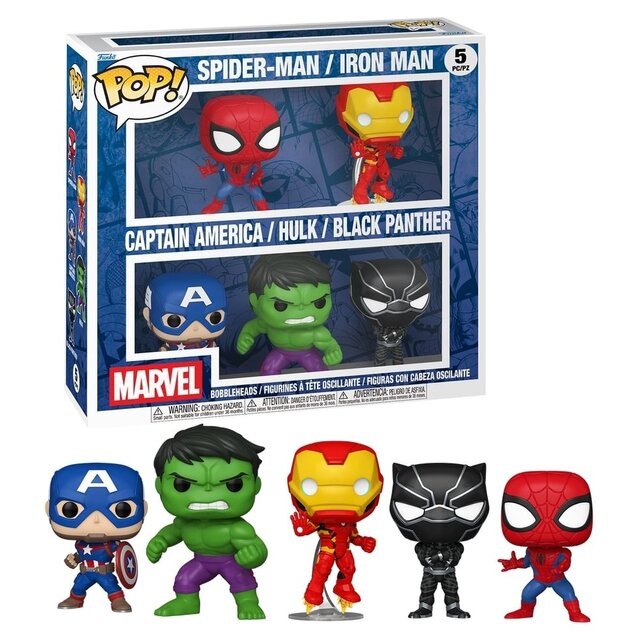 POP! Marvel Bobbleheads 5-Pack