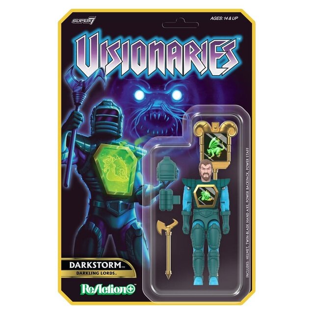 Visionaries ReAction+ Action Figure Wave 1 Darkstorm
