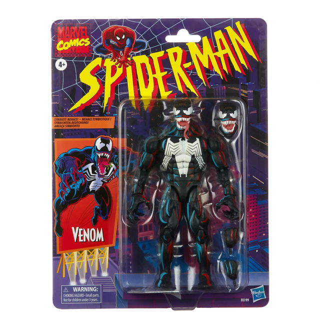 Marvel Legends Series Retro Venom Action Figure 15cm