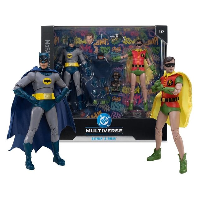 Collector Edition Batman Classic TV Series Batman and Robin 2-Pack Action Figures 18cm