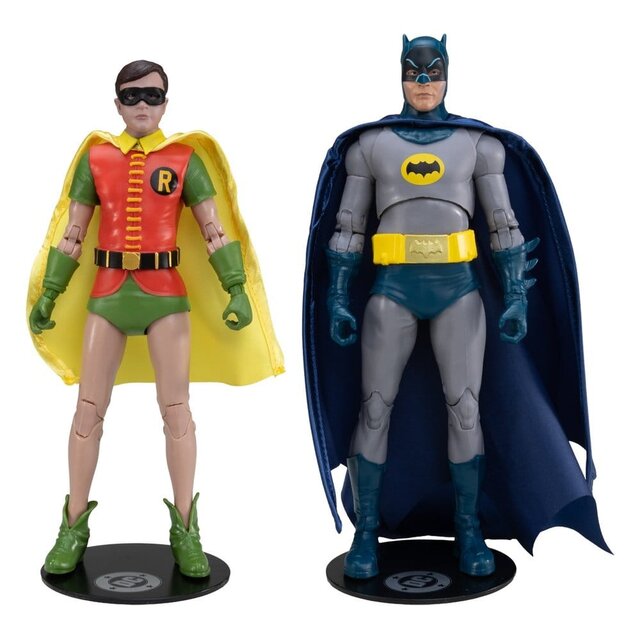 Collector Edition Batman Classic TV Series Batman and Robin 2-Pack Action Figures 18cm