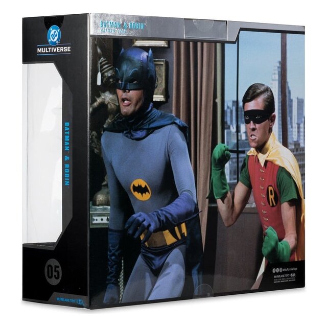 Collector Edition Batman Classic TV Series Batman and Robin 2-Pack Action Figures 18cm