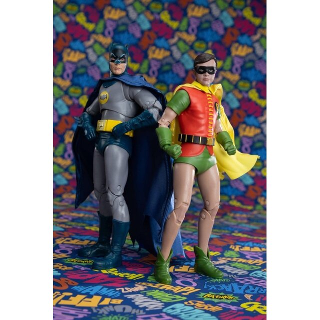 Collector Edition Batman Classic TV Series Batman and Robin 2-Pack Action Figures 18cm