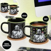 Star Wars: The Mandalorian Heat Change Mug Mandalorian and Grogu 350ml