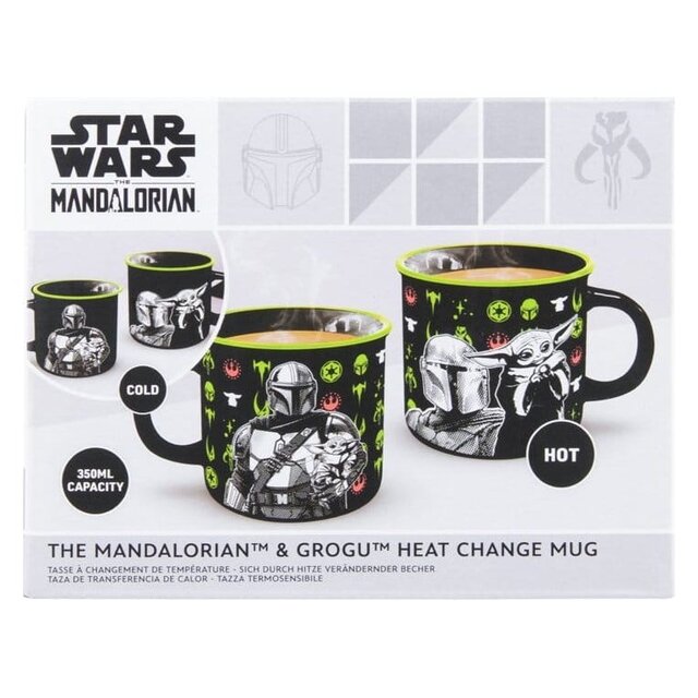 Star Wars: The Mandalorian Heat Change Mug Mandalorian and Grogu 350ml